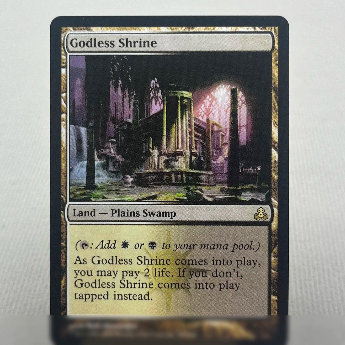 Beta MIX1-Ⅰ02 Tcg cards proxy German magical Black Core the shock lands fetch lands hallowed fountain godless shrine gather
